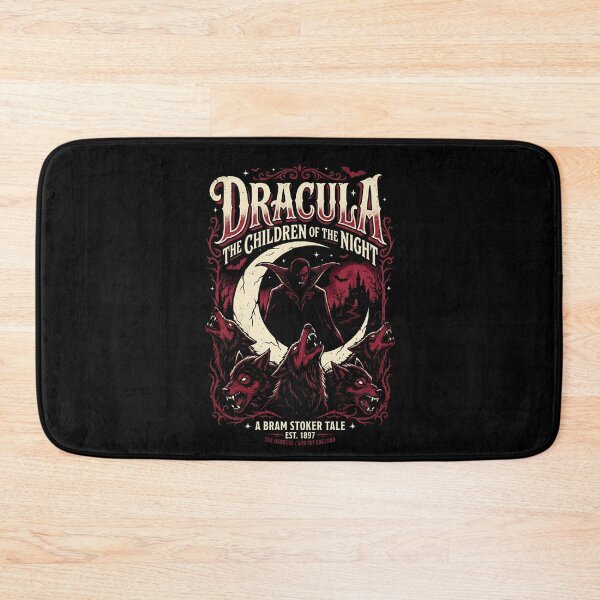 Item preview, Dracula The Children Of The Night Howling Wolves Bram Stoker Poster designed and sold by Fenay Designs.