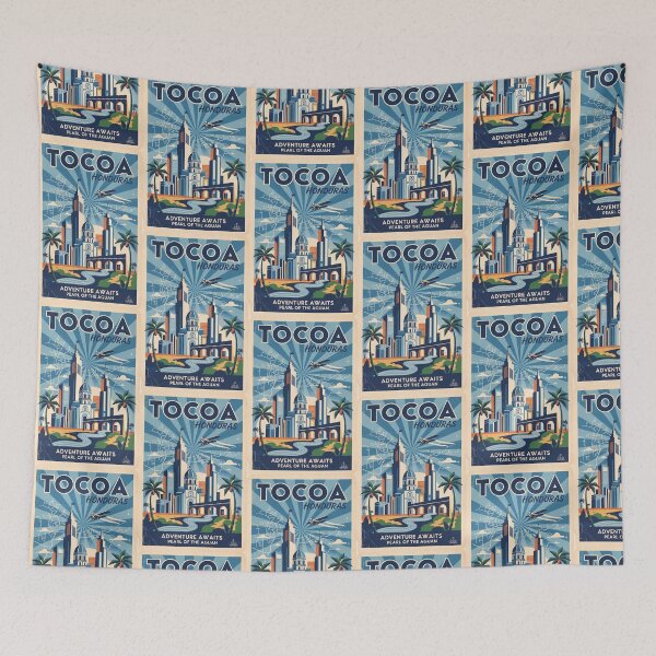 Item preview, Tocoa Honduras 1950s Vintage Travel Tourism designed and sold by TravelersGems.