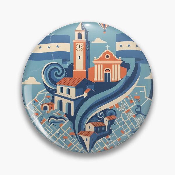Item preview, Villanueva Honduras 1950s Vintage Travel Tourism designed and sold by TravelersGems.