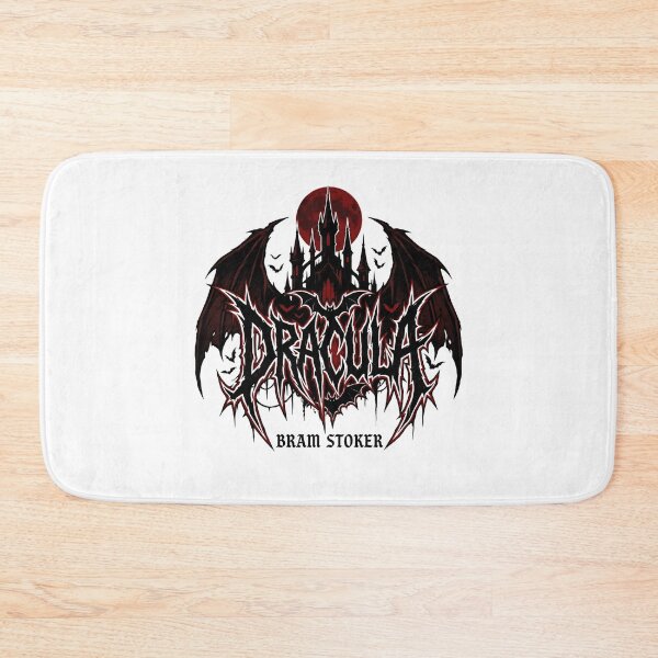 Item preview, Dracula Bram Stoker Death Metal Gothic Castle Logo Art designed and sold by Fenay Designs.