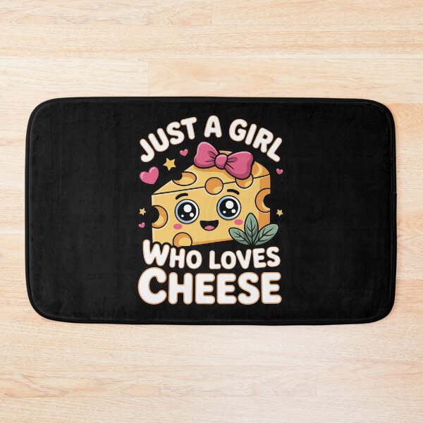 Item preview, Just a Girl Who Loves Cheese designed and sold by jkrphoto.