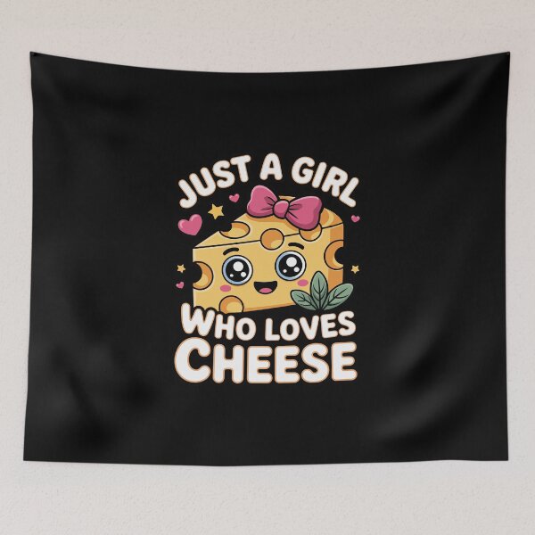 Item preview, Just a Girl Who Loves Cheese designed and sold by jkrphoto.