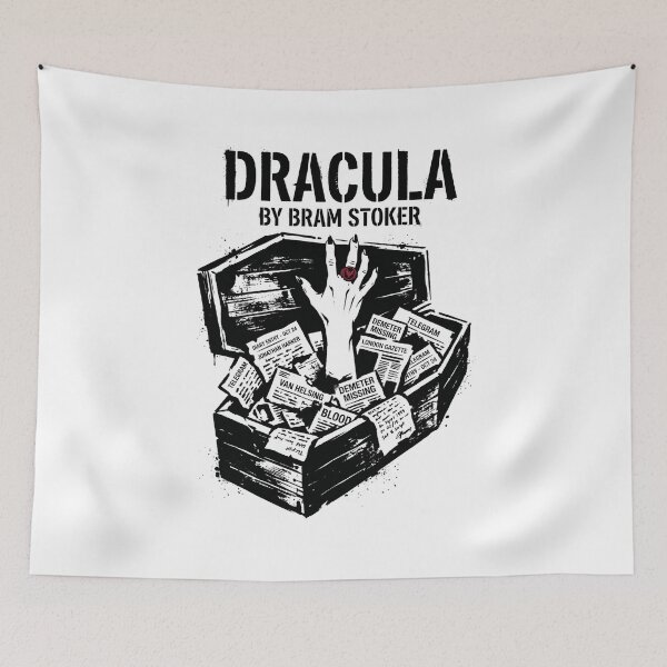 Item preview, Dracula by Bram Stoker Epistolary Coffin Letters Wax Seal Art designed and sold by Fenay Designs.