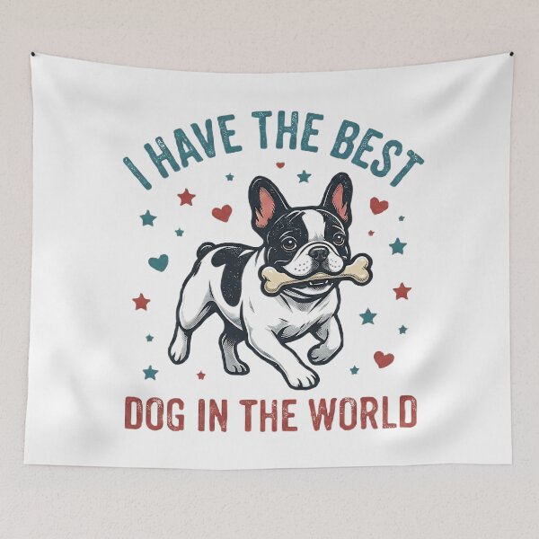 Item preview, Best Dog in the World T-Shirt – Cute Dog Lover Gift designed and sold by echotek.