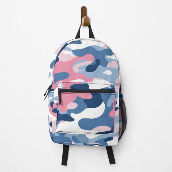 Item preview, Transgender Pride Flag Colors Camouflage Pattern designed and sold by EchoPrint Co..