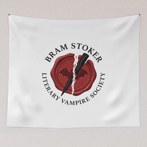 Item preview, Bram Stoker Literary Vampire Society Broken Wax Seal Stake Art designed and sold by Fenay Designs.