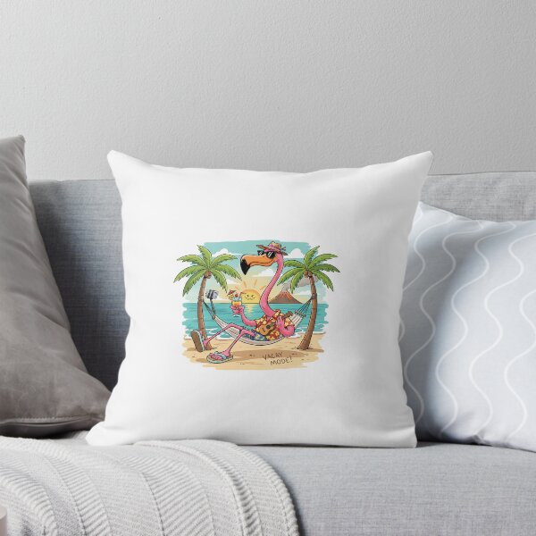 Item preview, Funny Vacation Flamingo 1 designed and sold by Treasurekey.