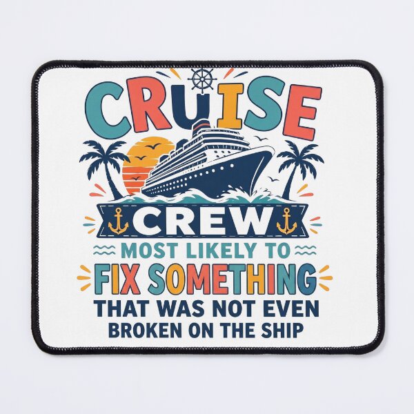 Item preview, Most Likely to Fix Something That Was Not Even Broken on the Ship – Funny Family Cruise Crew Matching – Handyman Vacation designed and sold by Winarrts.