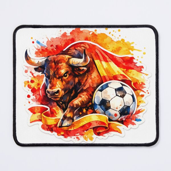 Item preview, Spanish bull and soccer ball designed and sold by Modefissi.