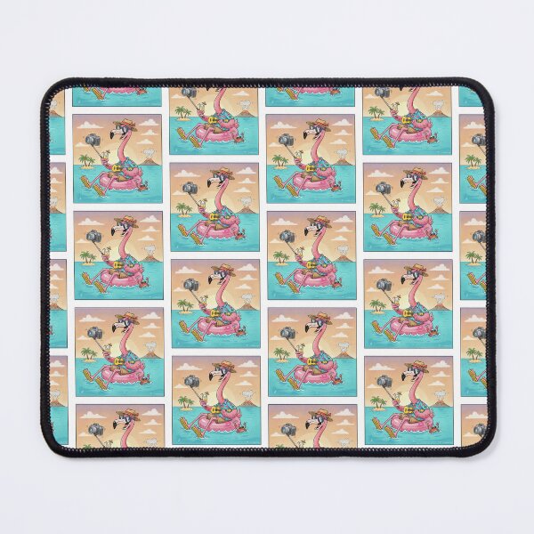 Item preview, Funny Vacation Flamingo 2 designed and sold by Treasurekey.