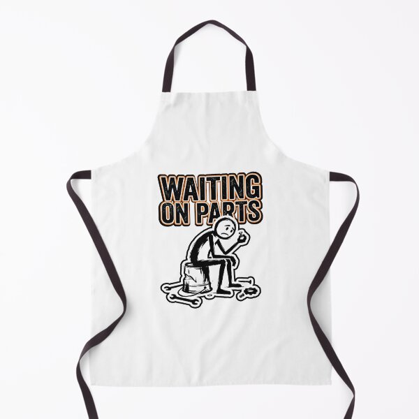 Item preview, Waiting On Parts Funny Mechanic Garage Retro Automotive Humor designed and sold by get55shirt.