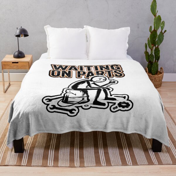 Item preview, Waiting On Parts Funny Mechanic Garage Retro Automotive Humor designed and sold by get55shirt.
