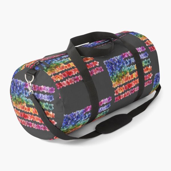 Item preview, United States rainbow pride rainbow flowers flag designed and sold by MendaciousMina.