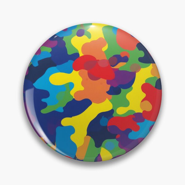 Item preview, Rainbow Camouflage Abstract Pride Pattern Graphic designed and sold by EchoPrint Co..