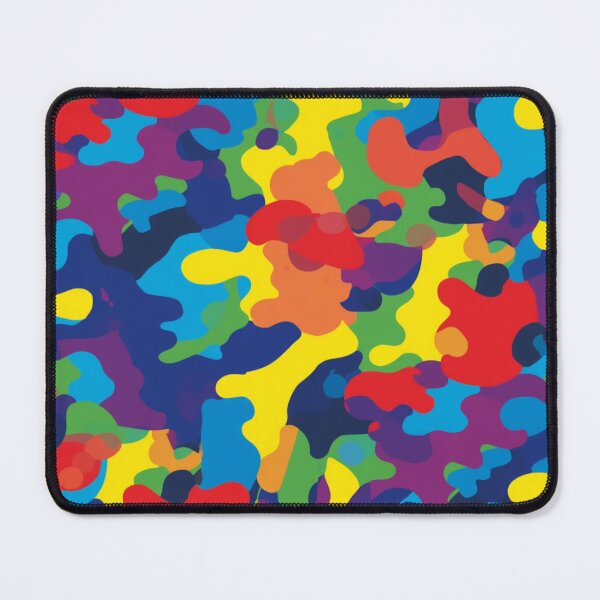 Item preview, Rainbow Camouflage Abstract Pride Pattern Graphic designed and sold by EchoPrint Co..