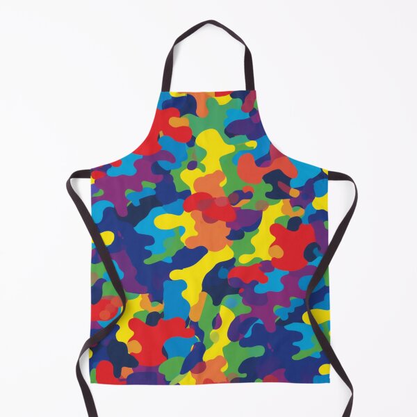 Item preview, Rainbow Camouflage Abstract Pride Pattern Graphic designed and sold by EchoPrint Co..