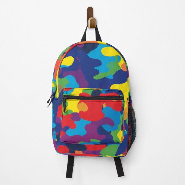Item preview, Rainbow Camouflage Abstract Pride Pattern Graphic designed and sold by EchoPrint Co..