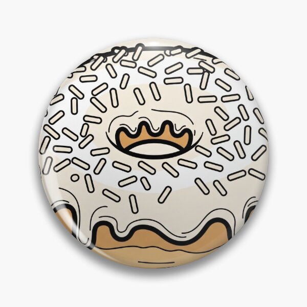Item preview, Classic Frosted Sprinkle Donut designed and sold by PixorStudio.