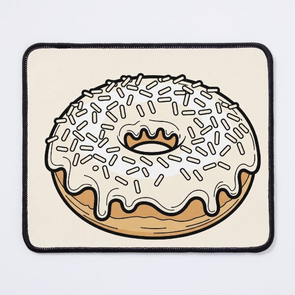 Item preview, Classic Frosted Sprinkle Donut designed and sold by PixorStudio.