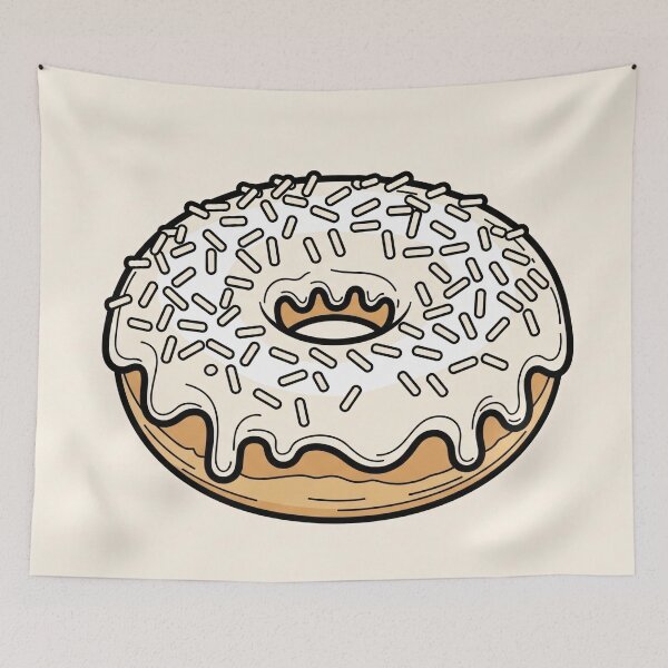 Item preview, Classic Frosted Sprinkle Donut designed and sold by PixorStudio.