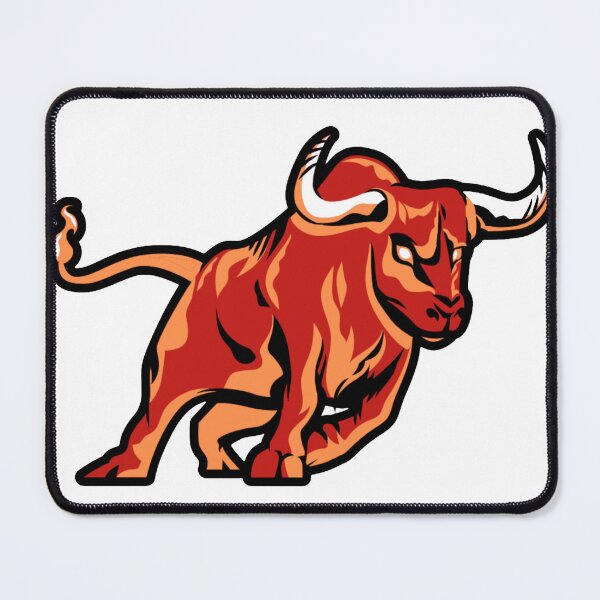 Item preview, Fierce Charging Bull Vector Artwork designed and sold by vibecraft_studio2.