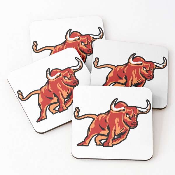 Item preview, Fierce Charging Bull Vector Artwork designed and sold by vibecraft_studio2.