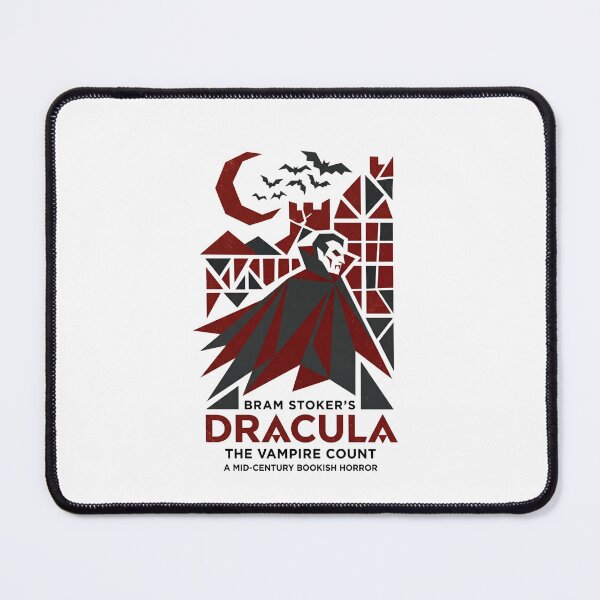 Item preview, Bram Stokers Dracula The Vampire Count Mid-Century Modern Art designed and sold by Fenay Designs.