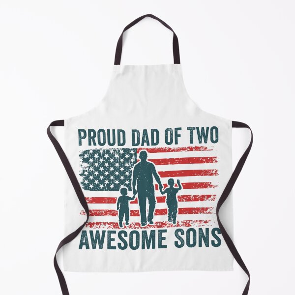 Item preview, Proud Dad of Two Awesome Sons Shirt | Father of Boys Gift | Proud Dad Family Design designed and sold by 76Valeria.