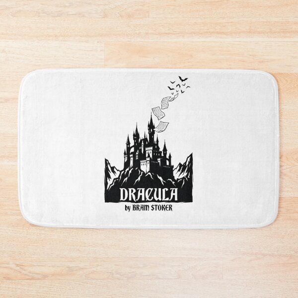 Item preview, Dracula by Bram Stoker Flying Book Pages Bat Castle Sketch designed and sold by Fenay Designs.