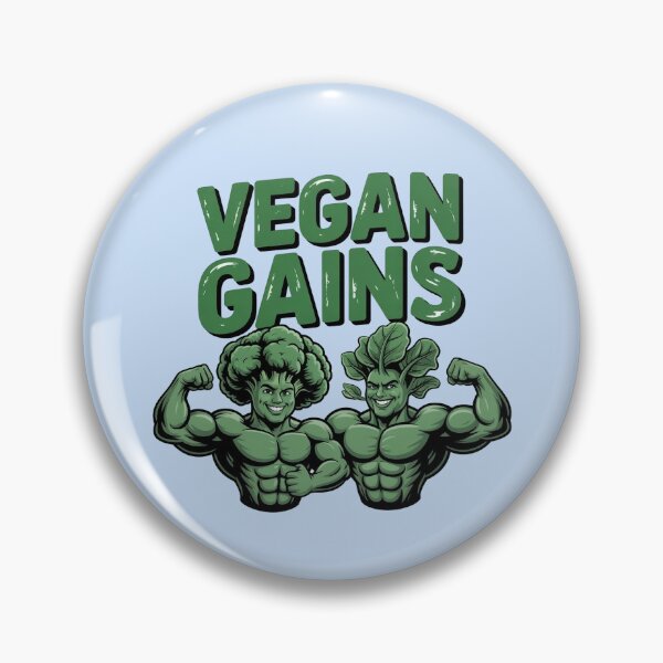 Item preview, Vegan Gains Plant Powered Strength Design designed and sold by WikaKowalczyk.