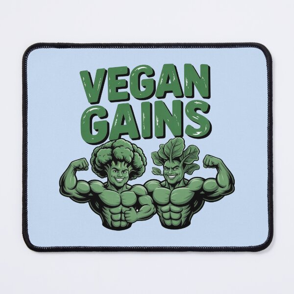 Item preview, Vegan Gains Plant Powered Strength Design designed and sold by WikaKowalczyk.