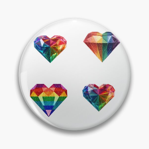 Item preview, Mini Rainbow pride Diamonds sticker pack designed and sold by MendaciousMina.