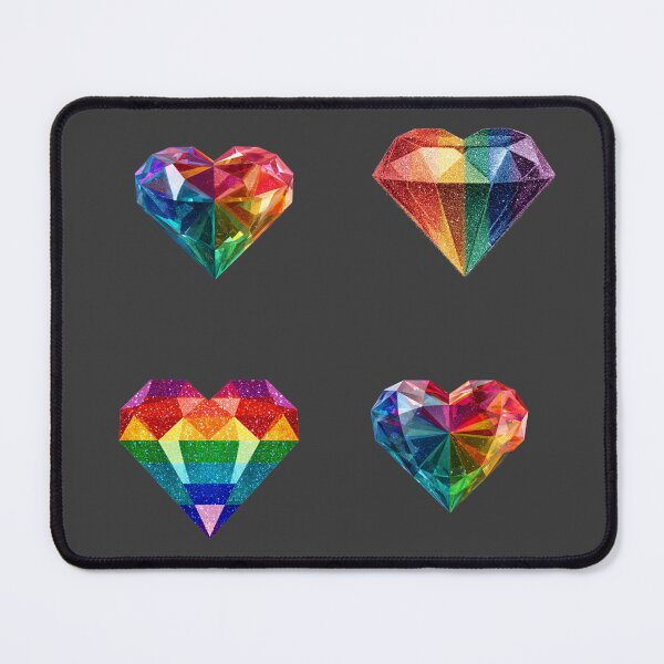 Item preview, Mini Rainbow pride Diamonds sticker pack designed and sold by MendaciousMina.