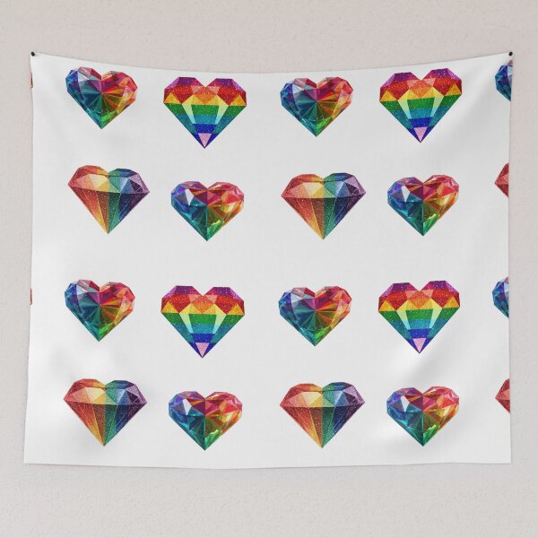 Item preview, Mini Rainbow pride Diamonds sticker pack designed and sold by MendaciousMina.