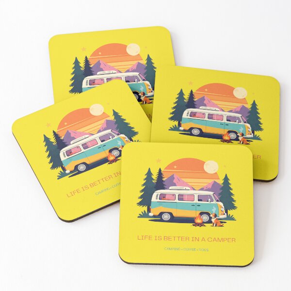 Item preview, Life Is Better In A Camper | RV Life Camping Adventure Design designed and sold by gluxdesing.