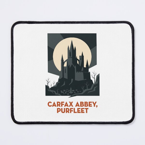 Item preview, Carfax Abbey Purfleet Dracula Geometric Moon Castle Art designed and sold by Fenay Designs.