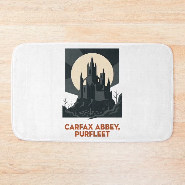 Item preview, Carfax Abbey Purfleet Dracula Geometric Moon Castle Art designed and sold by Fenay Designs.