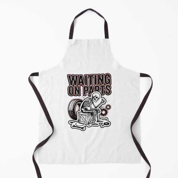 Item preview, Waiting On Parts Project Car Funny Gearhead Retro Garage Design designed and sold by get55shirt.