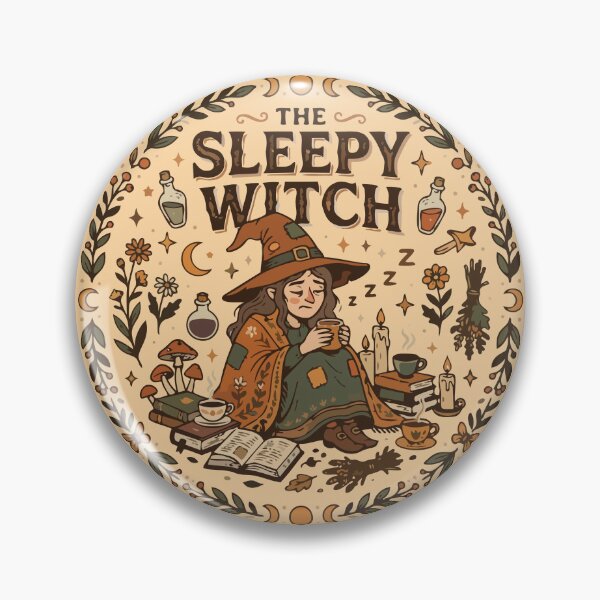 Item preview, The Sleepy Witch designed and sold by tigrootiger.