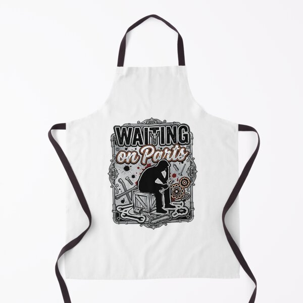 Item preview, Waiting On Parts Funny Maintenance Technician Retro Humor Design designed and sold by get55shirt.