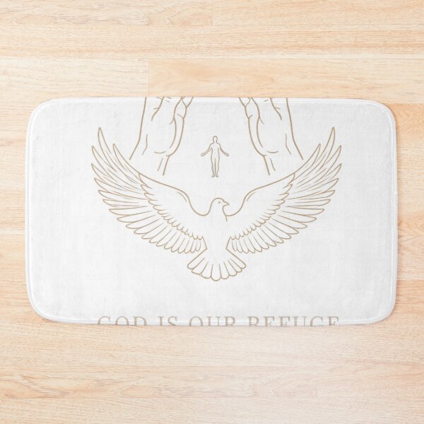 Artikelvorschau, Christliches Design Gott ist unsere Zuflucht Psalm entworfen und verkauft von TheLampClothing.