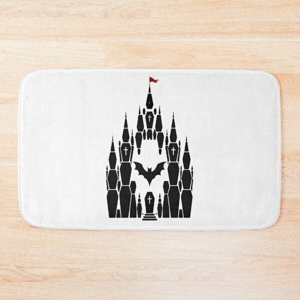 Item preview, Castle Dracula Coffin Silhouette Gothic Horror Art designed and sold by Fenay Designs.