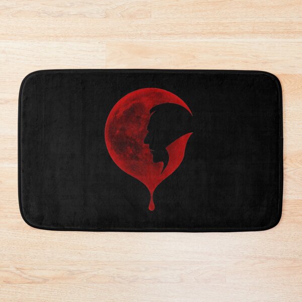 Item preview, Dracula Vampire Profile Red Moon Blood Drop Art designed and sold by Fenay Designs.