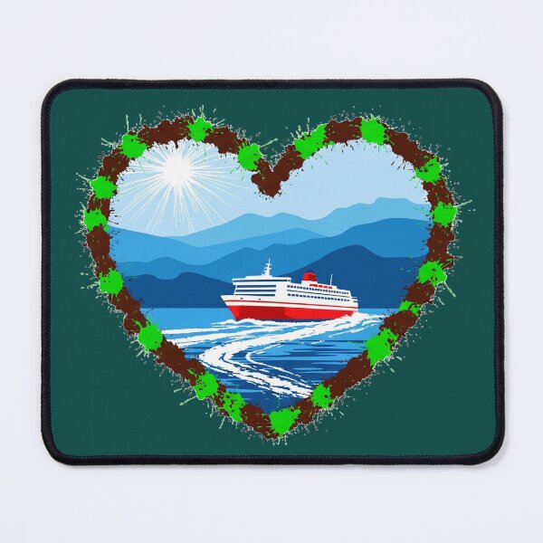 Item preview, Heart Framed Ferry Voyage designed and sold by PixorStudio.