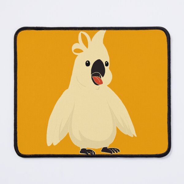 Item preview, Playful Cockatoo Pattern 9B – Humorous animal Design designed and sold by StefanStudioArt.
