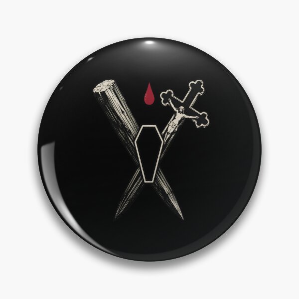 Item preview, Dracula Crucifix Wooden Stake Vampire Hunter Defense Art designed and sold by Fenay Designs.