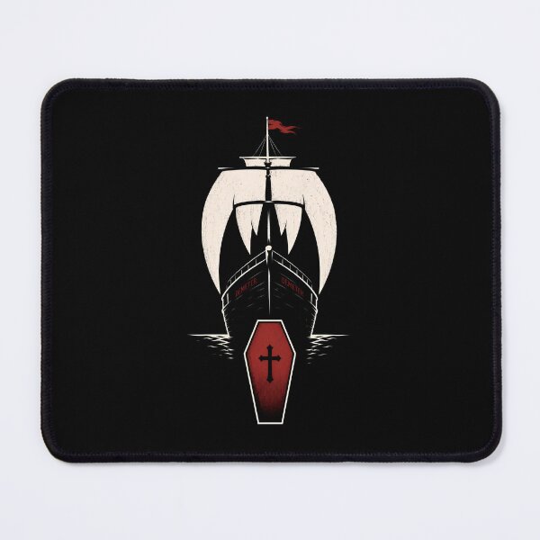 Item preview, Dracula Demeter Ship Vampire Fangs Coffin Art designed and sold by Fenay Designs.