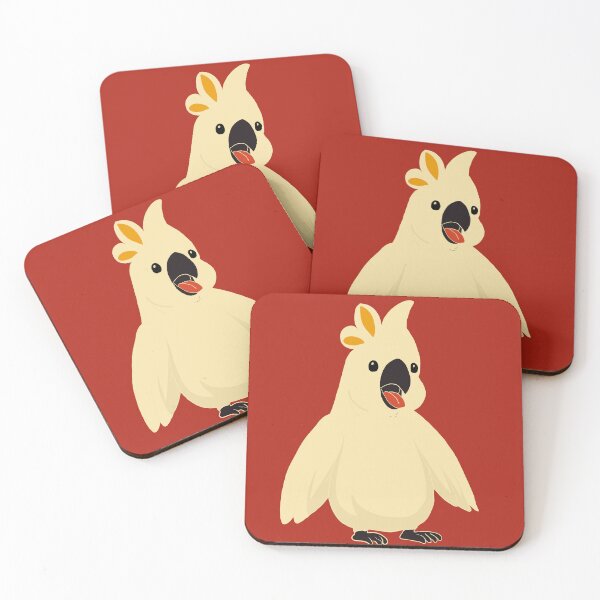 Item preview, Playful Cockatoo Pattern 12 – Humorous animal Design  designed and sold by StefanStudioArt.