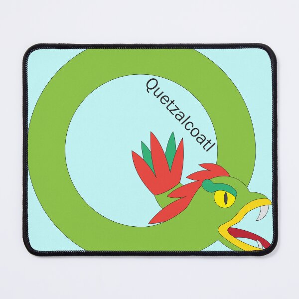 Item preview, Alphabet of Myths 17: Quetzalcoatl designed and sold by AlexMeansArt.