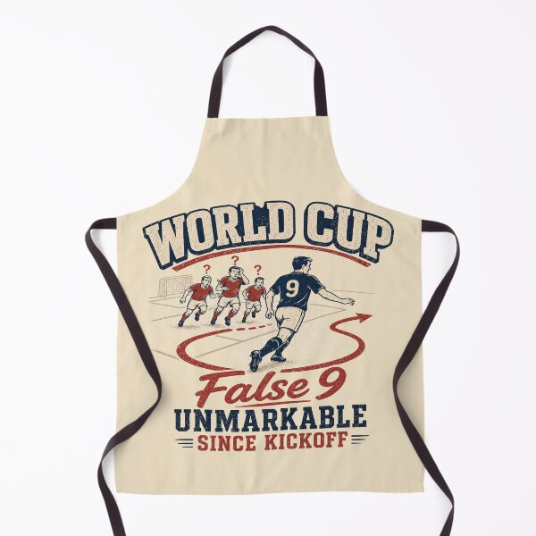 Item preview, False 9 Unmarkable Since Kickoff Vintage Soccer designed and sold by POD DYNASTY | Original Print On Demand T-Shirt Graphics.